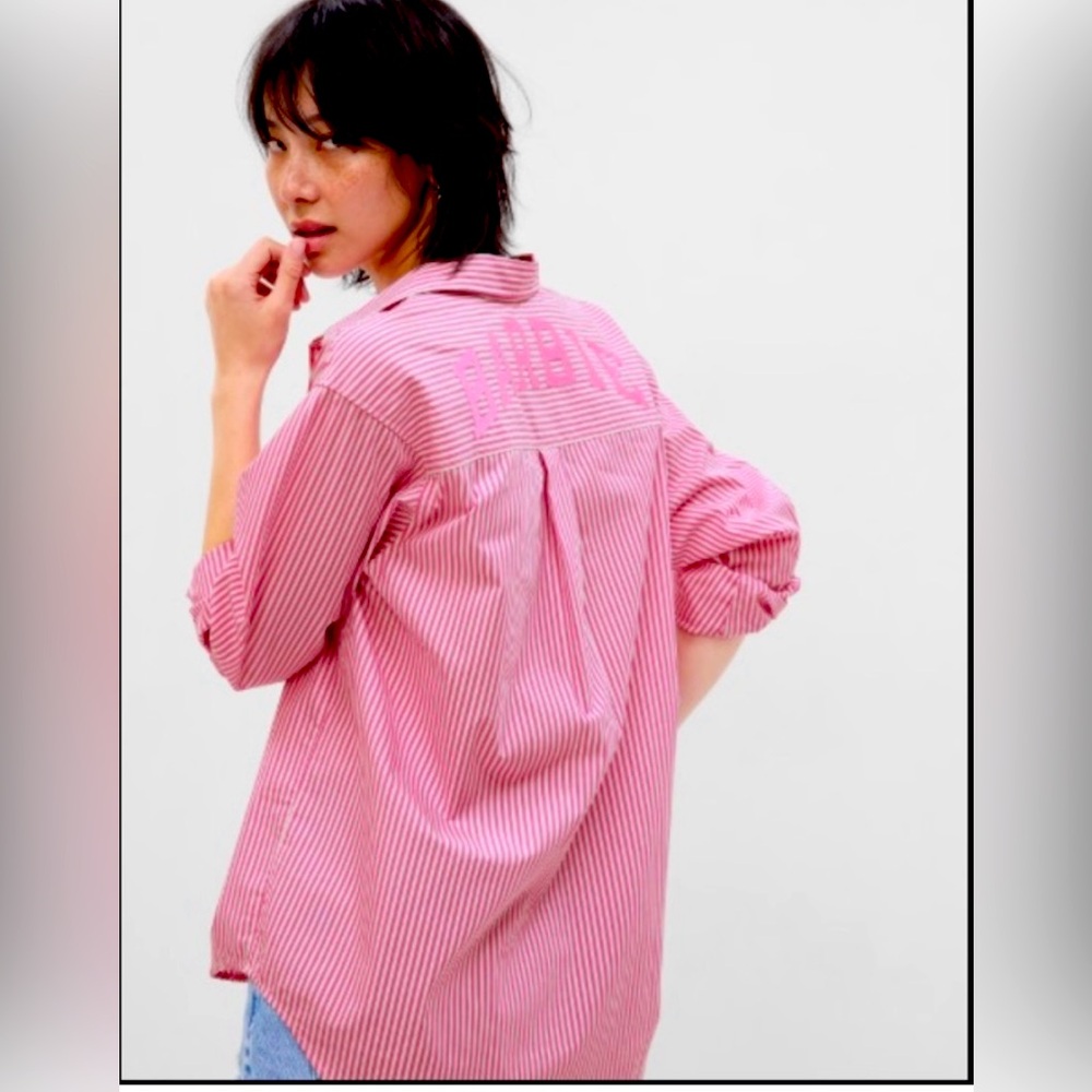 Gap Barbie Oversized Button Down